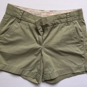 J. Crew Broken in 100% cotton 5" chino short